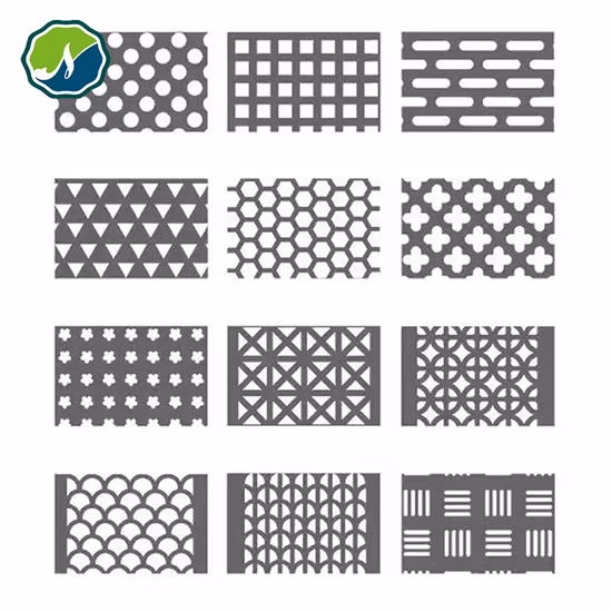 Алюминиевая оцинкованная Ss перфорированная сетка фильтра из металлического листа, перфорирующая сетка